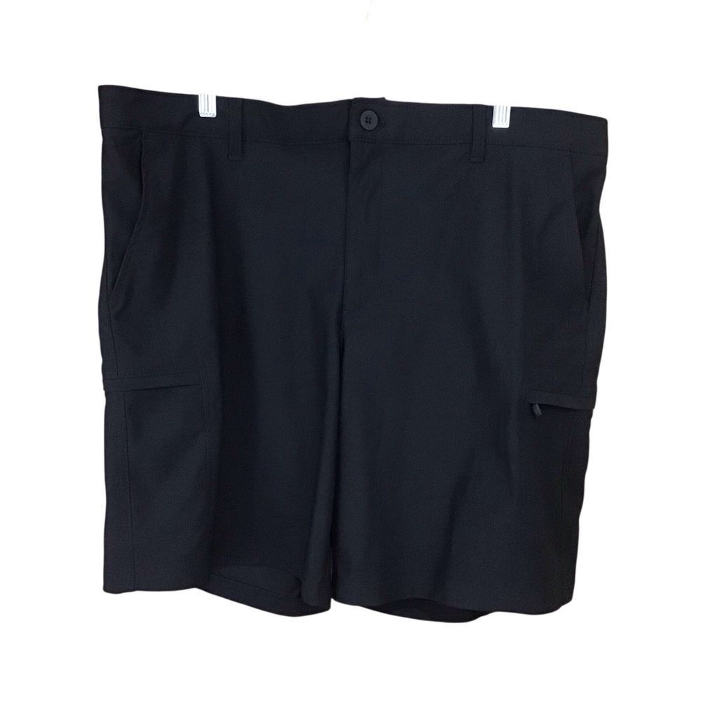 Chaps Everyday Performance Men’s‎ Black Golf Cargo Shorts 40 Relaxed